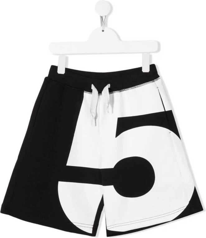 DSQUARED2 KIDS Trainingsshorts met print Zwart