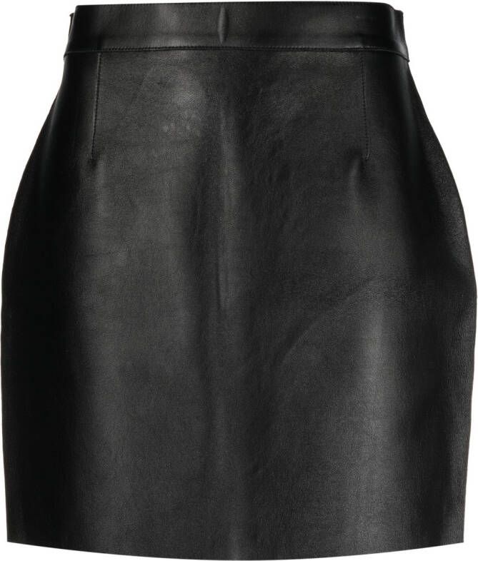 Dsquared2 Leren rok Zwart