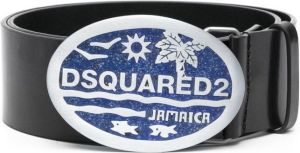 Dsquared2 Riem met logo-gesp Zwart