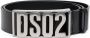 DSQUARED2 Riem met logogesp Zwart - Thumbnail 1