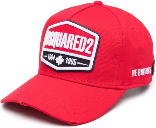 Dsquared2 Pet met logopatch Rood