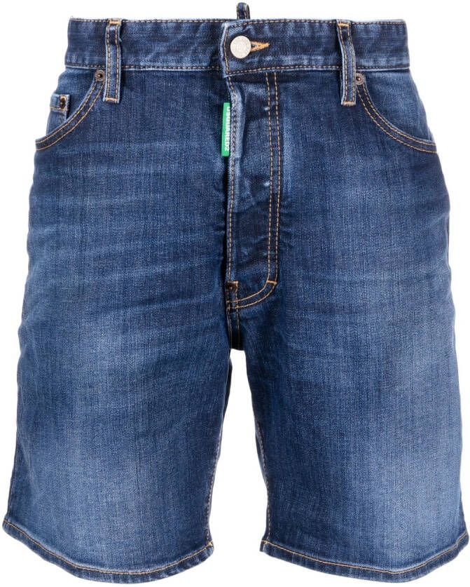 Dsquared2 Denim shorts Blauw
