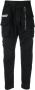 DSQUARED2 Broek met logopatch Zwart - Thumbnail 1