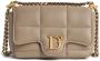 Dsquared2 logo-plaque quilted leather bag Beige - Thumbnail 1