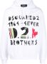 DSQUARED2 Hoodie met logoprint Wit - Thumbnail 1