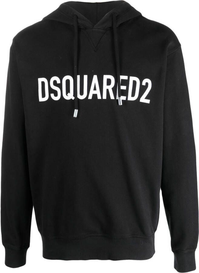 Dsquared2 Hoodie met logoprint Zwart