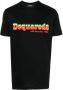 DSQUARED2 T-shirt met logoprint Zwart - Thumbnail 1