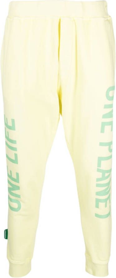 DSQUARED2 Trainingsbroek met logoprint Geel