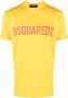 DSQUARED2 T-shirt met logoprint Geel - Thumbnail 1