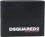 DSQUARED2 logo-print folded wallet Zwart - Thumbnail 1
