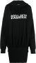 DSQUARED2 Jurk met logoprint Zwart - Thumbnail 1