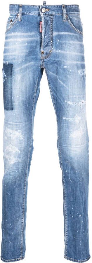 Dsquared2 Jeans met logoprint Blauw