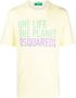 DSQUARED2 T-shirt met logoprint Geel - Thumbnail 1