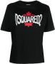 DSQUARED2 T-shirt met logoprint Zwart - Thumbnail 1