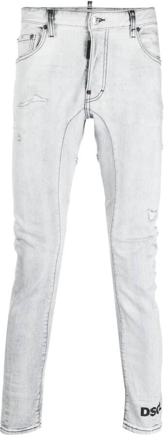 Dsquared2 Jeans met logoprint Grijs