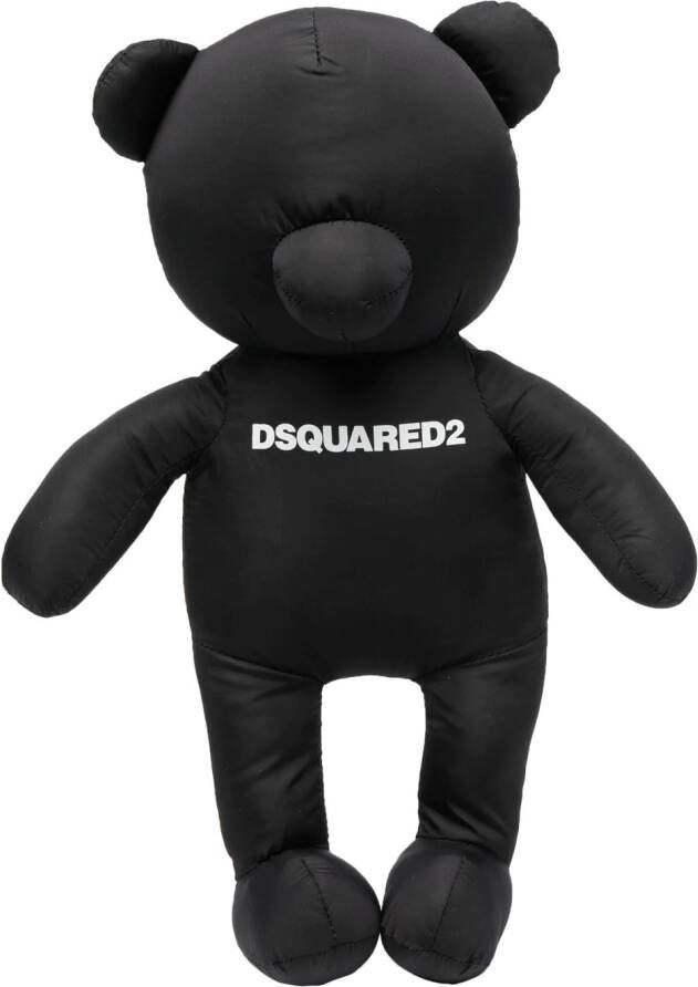 Dsquared2 Sleutelhanger met logoprint Zwart