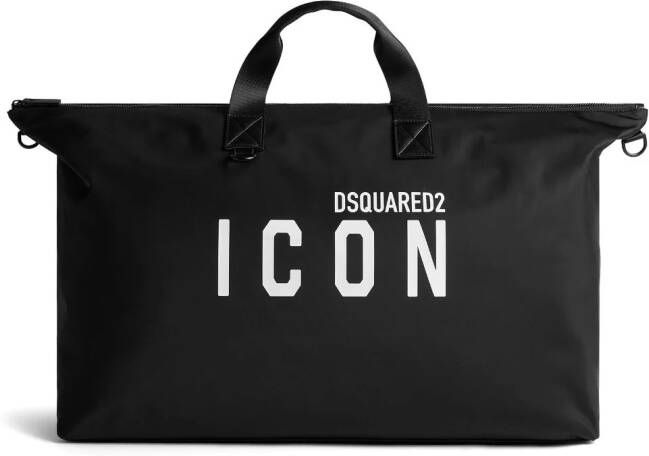 Dsquared2 logo-print tote bag Zwart