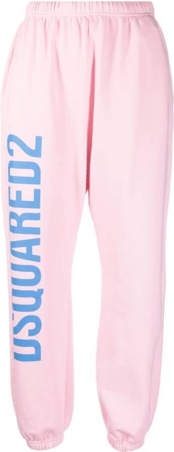 Dsquared2 logo-print track pants Roze