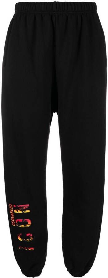 DSQUARED2 Trainingsbroek met logoprint Zwart
