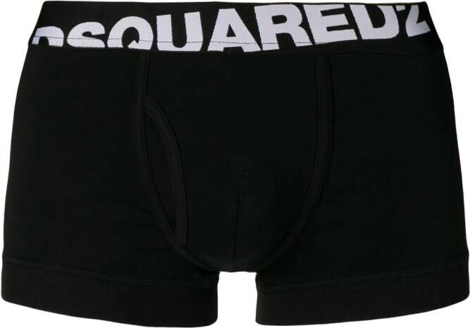 Dsquared2 logo tailleband boxers Zwart