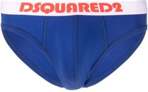 Dsquared2 Slip met logoband Blauw
