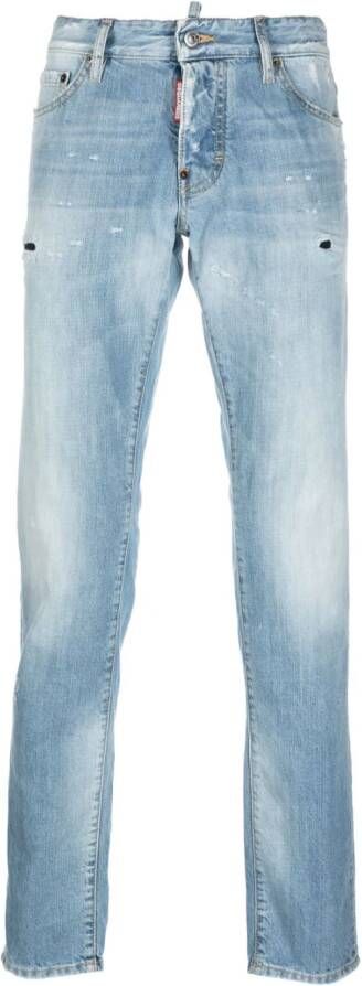 DSQUARED2 Slim-fit jeans Blauw