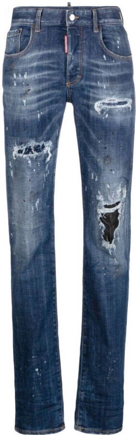 DSQUARED2 Gerafelde jeans Blauw