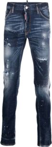Dsquared2 mid-rise skinny jeans Blauw