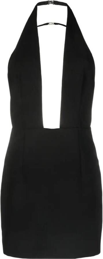 Dsquared2 Mini-jurk met open rug Zwart