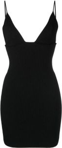 Dsquared2 Mini-jurk met V-hals Zwart