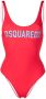 Dsquared2 Mouwloos badpak Rood - Thumbnail 1