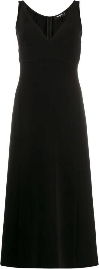 DSQUARED2 Mouwloze jurk Zwart