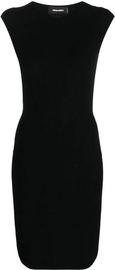 Dsquared2 Mouwloze mini-jurk Zwart