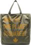 DSQUARED2 One Planet shopper met tekst Groen - Thumbnail 1