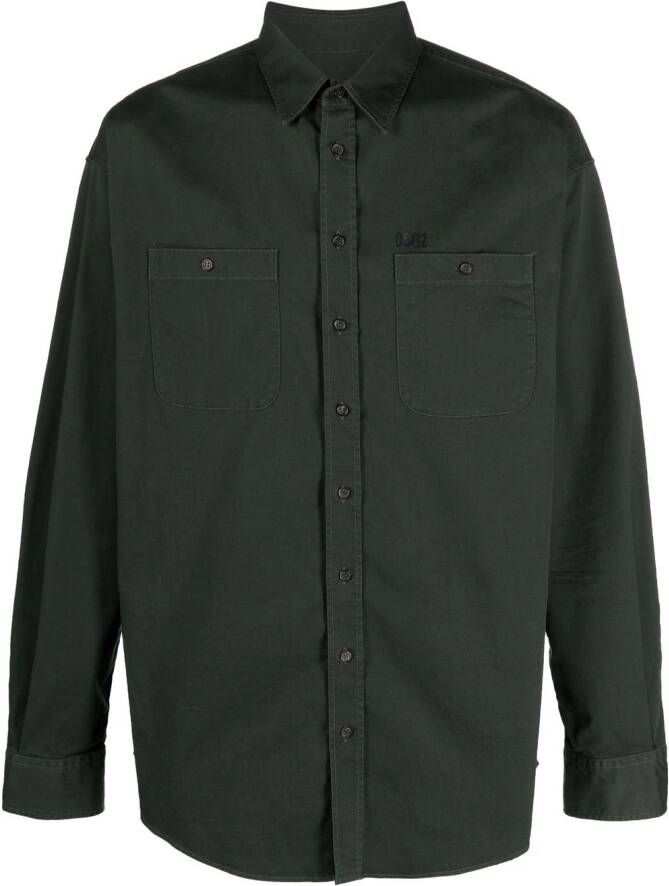 DSQUARED2 Overhemd met borstzak Groen