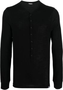 Dsquared2 Overhemd met knopen Zwart