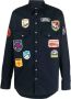 Dsquared2 Overhemd met logopatch Blauw - Thumbnail 1