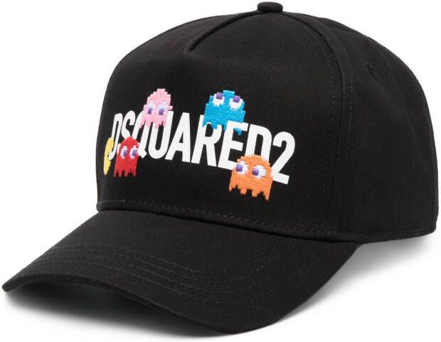 Dsquared2 Katoenen hoed Zwart