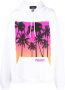 DSQUARED2 Hoodie met palmprint Wit - Thumbnail 1