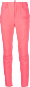 Dsquared2 panelled skinny trousers Roze
