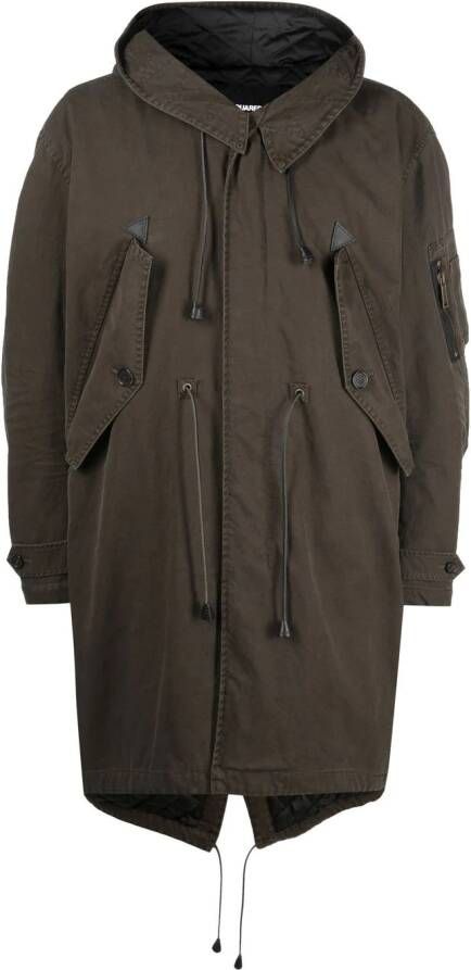 Dsquared2 Parka met capuchon Groen