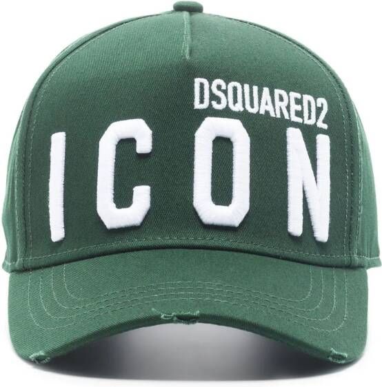 Dsquared2 Pet met geborduurd logo Groen