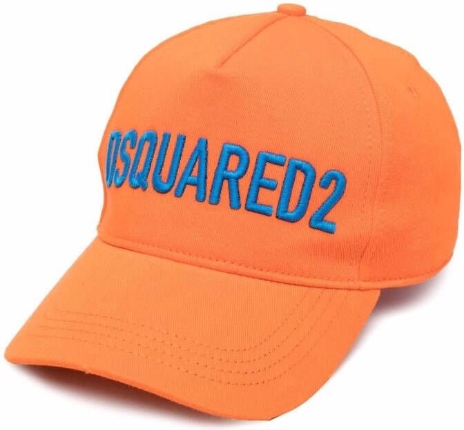 Dsquared2 Pet met geborduurd logo Oranje