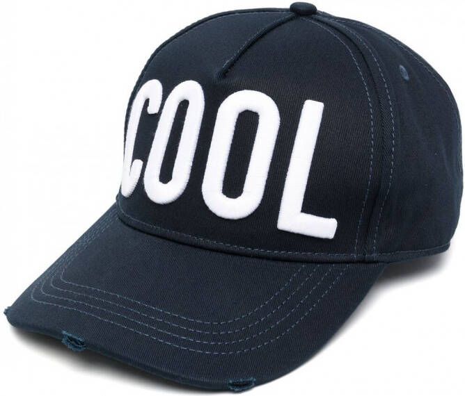 Dsquared2 Pet met logo Blauw