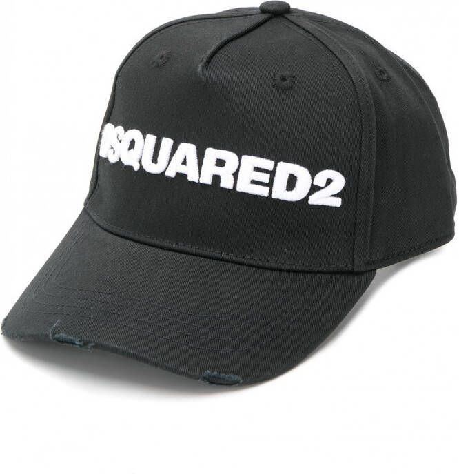 Dsquared2 Pet met logo Zwart