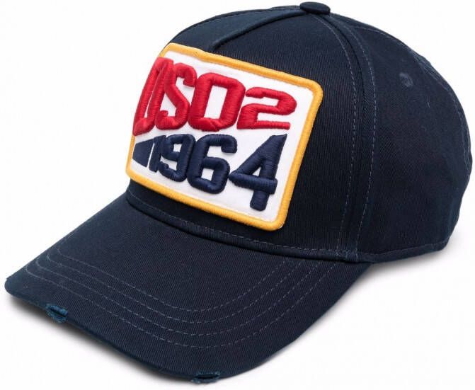 DSQUARED2 Pet met logopatch Blauw