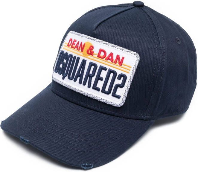 Dsquared2 Pet met logopatch Blauw