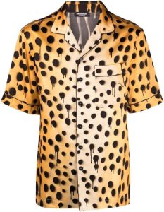 Dsquared2 Pyjamashirt met luipaardprint Beige