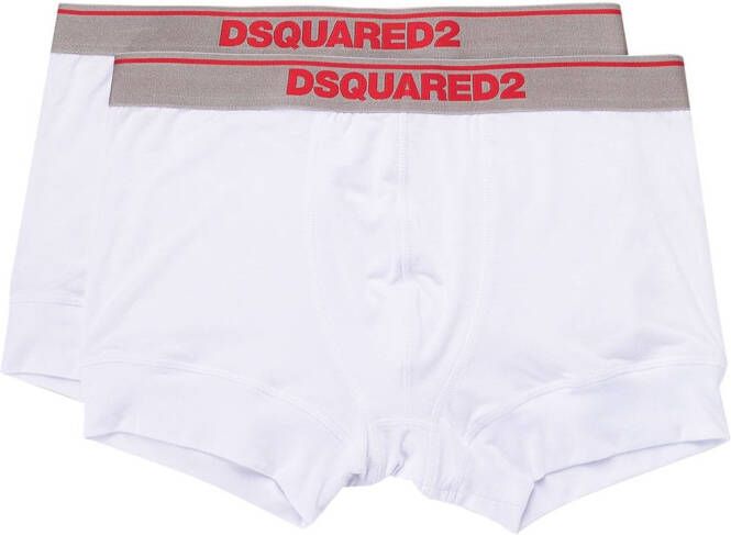 Dsquared2 Set van twee boxershorts Wit