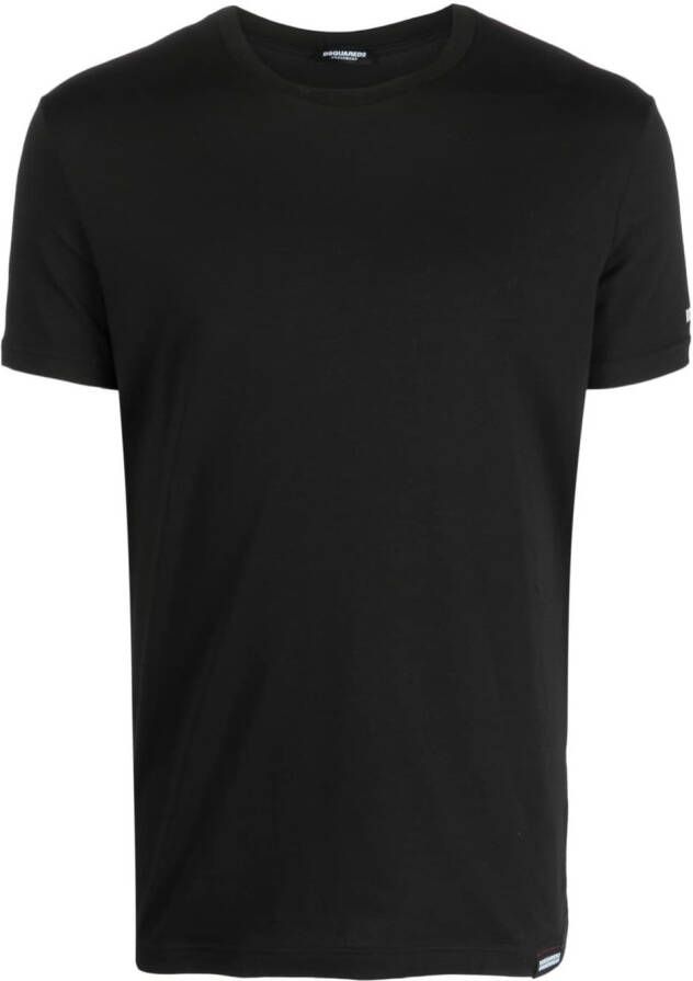 Dsquared2 Katoenen T-shirt Zwart